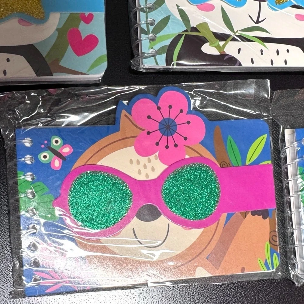 NWT Lot of 13 Mini Notebooks — Unicorn, Pandas, Sloths — Individually Wrapped!